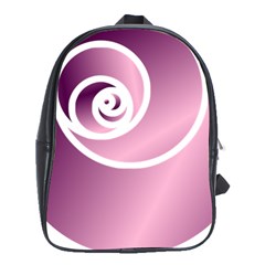 Rose  School Bag (xl) by Jylart