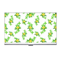 Airy Floral Pattern Business Card Holders by dflcprints