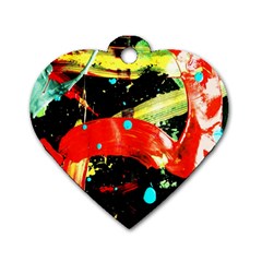 Enigma 2 Dog Tag Heart (one Side) by bestdesignintheworld