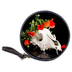 Animal Skull With A Wreath Of Wild Flower Classic 20-cd Wallets