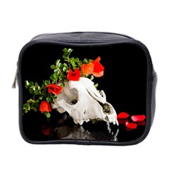 Animal Skull With A Wreath Of Wild Flower Mini Toiletries Bag 2-side by igorsin