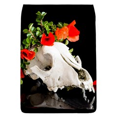 Animal Skull With A Wreath Of Wild Flower Flap Covers (l)  by igorsin