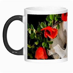 Animal Skull With A Wreath Of Wild Flower Morph Mug by igorsin