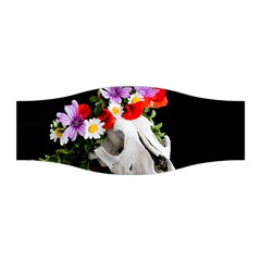 Animal Skull With A Wreath Of Wild Flower Stretchable Headband by igorsin