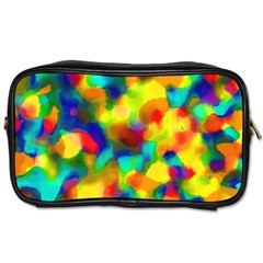 Colorful Watercolors Texture                                    Toiletries Bag (two Sides) by LalyLauraFLM