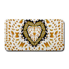 Hearts In A Field Of Fantasy Flowers In Bloom Medium Bar Mats by pepitasart
