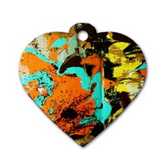 Fragrance Of Kenia 5 Dog Tag Heart (two Sides)