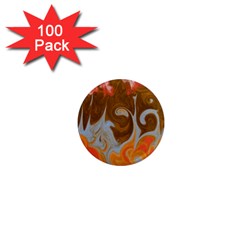 Fire And Water 1  Mini Magnets (100 Pack)  by digitaldivadesigns