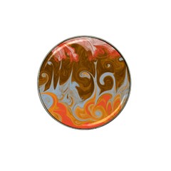 Fire And Water Hat Clip Ball Marker by digitaldivadesigns