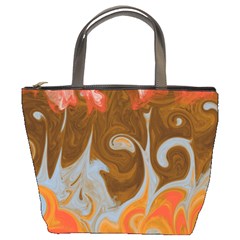 Fire And Water Bucket Bags by digitaldivadesigns