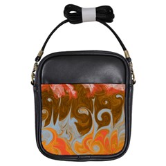 Fire And Water Girls Sling Bags by digitaldivadesigns