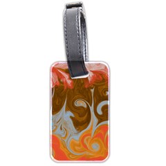 Fire And Water Luggage Tags (two Sides) by digitaldivadesigns