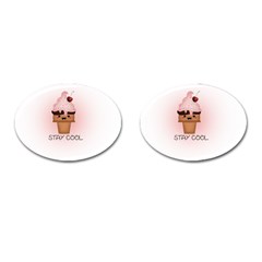 Stay Cool Cufflinks (Oval)