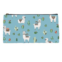 Lama And Cactus Pattern Pencil Cases