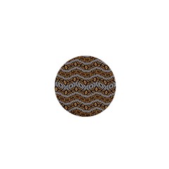 Modern Wavy Geometric Pattern 1  Mini Buttons by dflcprints