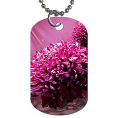 Majestic Flowers Dog Tag (one Side) by LoolyElzayat