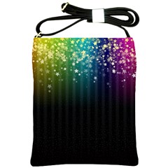 Colorful Space Rainbow Stars Shoulder Sling Bags