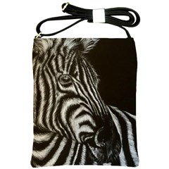 Zebra Shoulder Sling Bags by ArtByThree