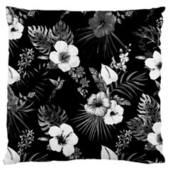 Tropical Pattern Large Flano Cushion Case (one Side) by Valentinaart