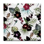 Tropical pattern Tile Coasters Front