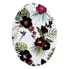 Tropical Pattern Ornament (oval)