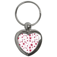 Sweet Shiny Floral Red Key Chains (heart)  by ImpressiveMoments