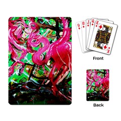 Flamingo   Child Of Dawn 9 Playing Card by bestdesignintheworld