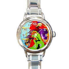 Untitled Island 5 Round Italian Charm Watch by bestdesignintheworld