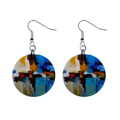 Abstract Mini Button Earrings by consciouslyliving