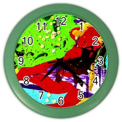 Untitled Island 4 Color Wall Clocks by bestdesignintheworld