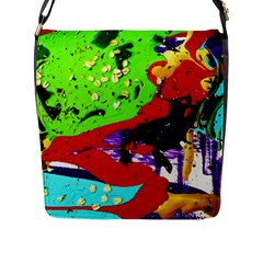 Untitled Island 4 Flap Messenger Bag (l)  by bestdesignintheworld