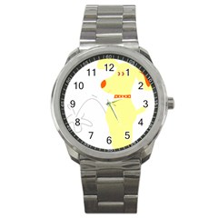 Mutt Dog Animal Domestic Vector Sport Metal Watch