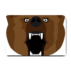 Bear Brown Set Paw Isolated Icon Small Doormat  by Nexatart
