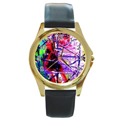 Depression 2 Round Gold Metal Watch by bestdesignintheworld