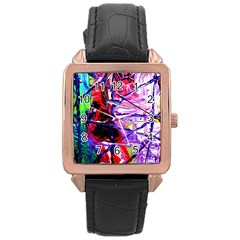 Depression 2 Rose Gold Leather Watch  by bestdesignintheworld