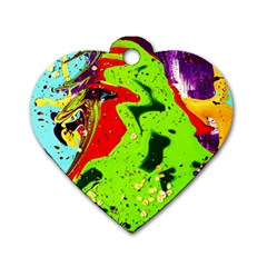 Untitled Island 3 Dog Tag Heart (two Sides) by bestdesignintheworld