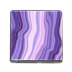 Marbled Ultra Violet Memory Card Reader (square) by NouveauDesign