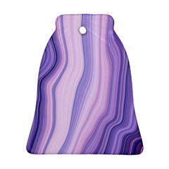 Marbled Ultra Violet Ornament (bell) by NouveauDesign