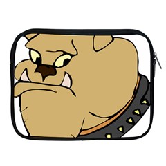 Bulldog Dog Head Canine Pet Apple Ipad 2/3/4 Zipper Cases by Nexatart