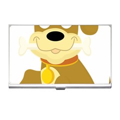 Dog Doggie Bone Dog Collar Cub Business Card Holders by Nexatart