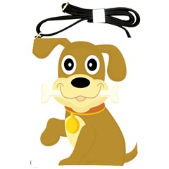 Dog Doggie Bone Dog Collar Cub Shoulder Sling Bags by Nexatart