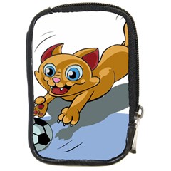 Cat Ball Play Funny Game Playing Compact Camera Cases by Nexatart