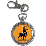 Illustration Silhouette Art Mammals Key Chain Watches Front