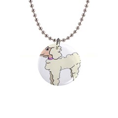 Poodle Dog Breed Cute Adorable Button Necklaces by Nexatart