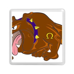 Bulldog Cartoon Angry Dog Memory Card Reader (square)  by Nexatart