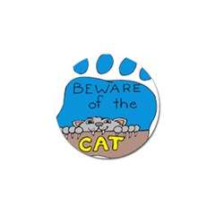 Cat Print Paw Pet Animal Claws Golf Ball Marker (4 Pack) by Nexatart