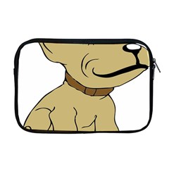 Dog Cute Sitting Puppy Pet Apple Macbook Pro 17  Zipper Case by Nexatart