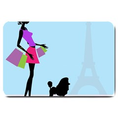 Woman Girl Lady Female Young Large Doormat  by Nexatart