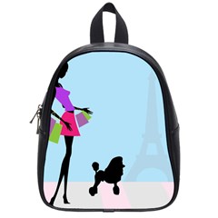 Woman Girl Lady Female Young School Bag (small)