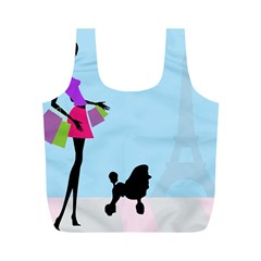 Woman Girl Lady Female Young Full Print Recycle Bags (m)  by Nexatart